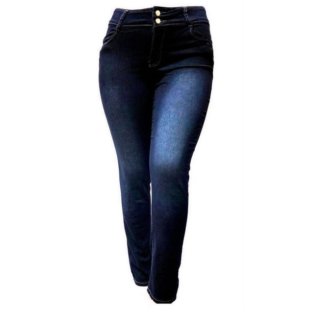 D.Rock Womens Juniors Plain Stretch Slim Skinny Jeans Medium Dark Blue Size 0-17